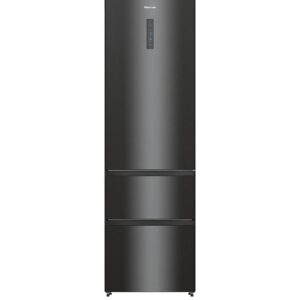 Hisense RM469N4AFEUK 200cm High 60/40 Frost-Free Fridge Freezer - Black Gloss - E Rated